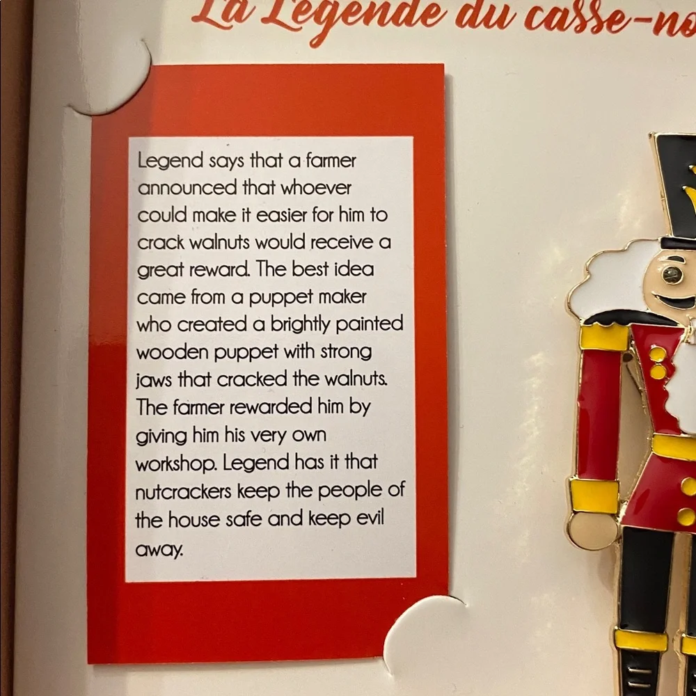 Nutcracker Enamel Pin NWT - Picture 2 of 4